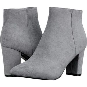NWT Women's Gray Ankle Boots
